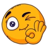 Smiley (@addstickers|Stickergram.ru) 18