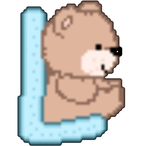 ALPHABET BEAR  BLANCA AT 6