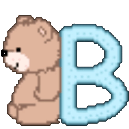 ALPHABET BEAR  BLANCA AT 8