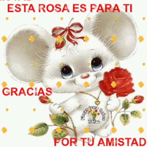 GRACIAS POR TU AMISTAD BLANCA AT 11