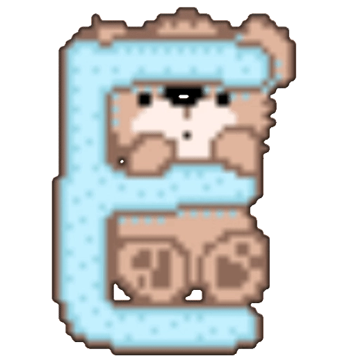 ALPHABET BEAR  BLANCA AT 9