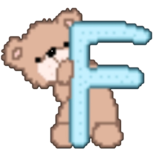 ALPHABET BEAR  BLANCA AT 10