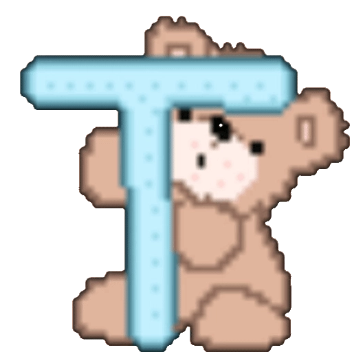 ALPHABET BEAR  BLANCA AT 13
