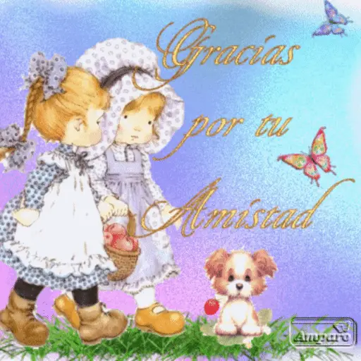 GRACIAS POR TU AMISTAD BLANCA AT 15