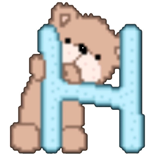 ALPHABET BEAR  BLANCA AT 15