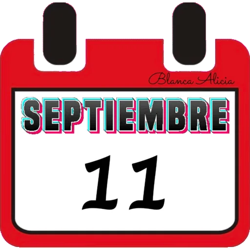 CALENDARIO SEPTIEMBRE PARTE 1  BLANCA AT 22