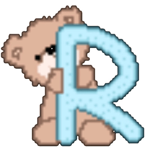ALPHABET BEAR  BLANCA AT 20