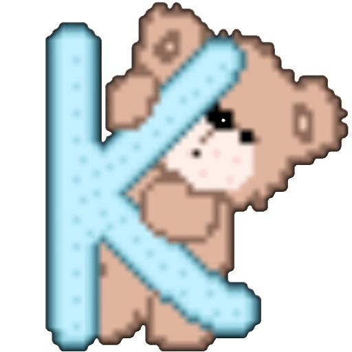 ALPHABET BEAR  BLANCA AT 23