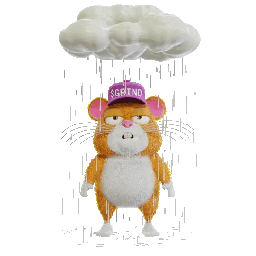 Hámster con Actitud 🐹🌷 19