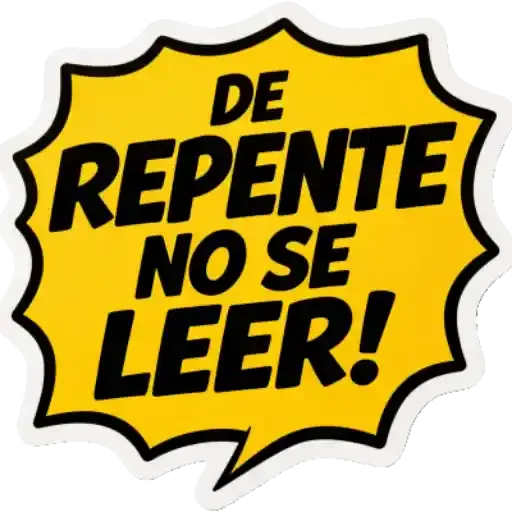 DE
REPENTE
NO SE
LEER!