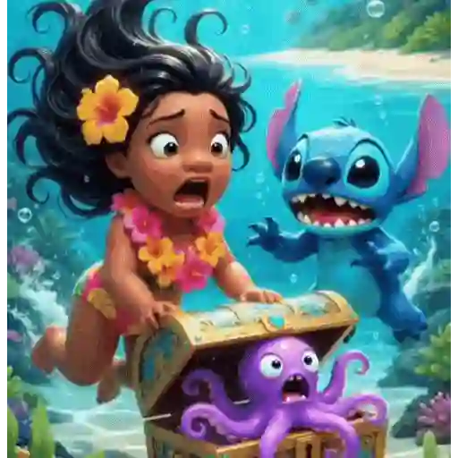 Lilo n Stich 3D 🧸🇲🇽 1