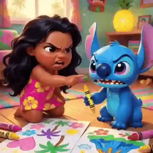Lilo n Stich 3D 🧸🇲🇽 9