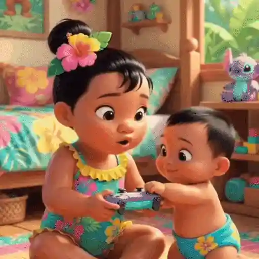 Lilo n Stich 3D 🧸🇲🇽 4