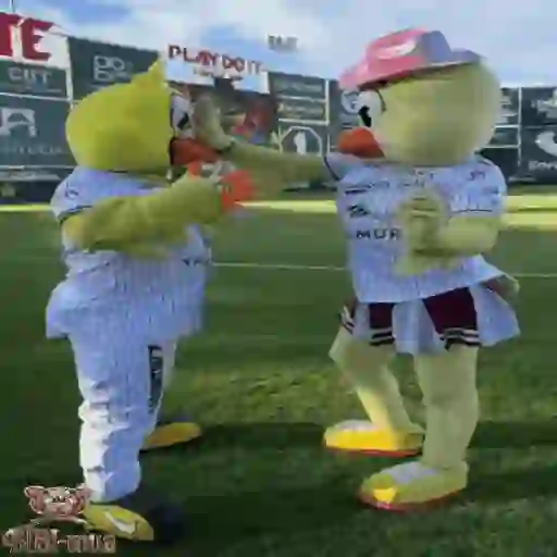 Mascotas Pollo y Pia Algodoneros Unión Laguna⚾֍1🇲🇽Movi 8
