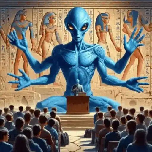 Palestra no templo