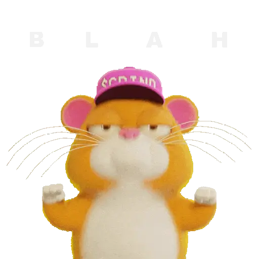 Hámster con Actitud 🐹🌷 17