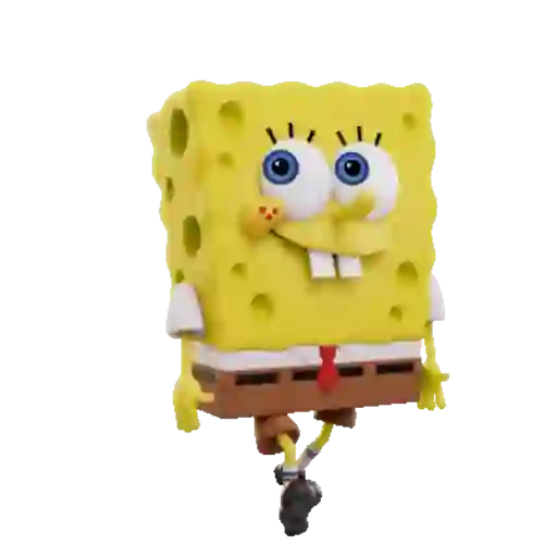Bob Esponja sorrindo