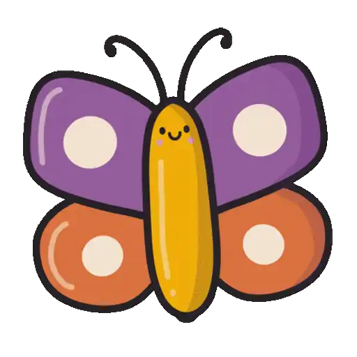 Borboleta feliz