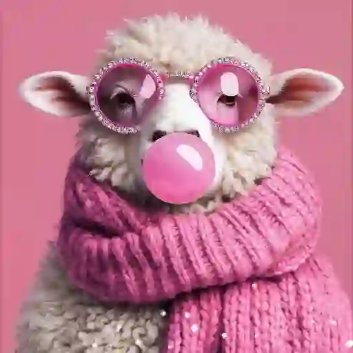 Animales en color Rosa♦️💞1🇵🇪Movi 20