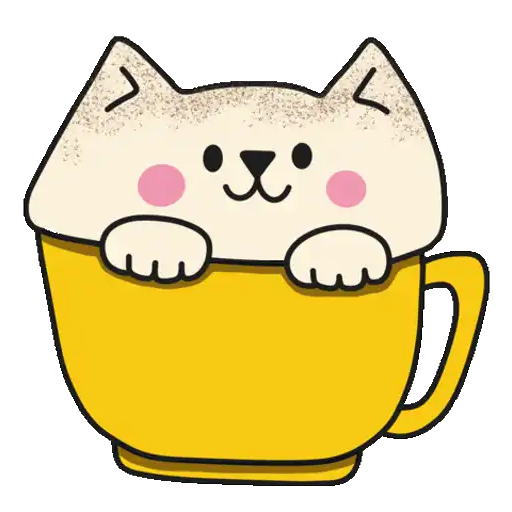 Gato na xícara