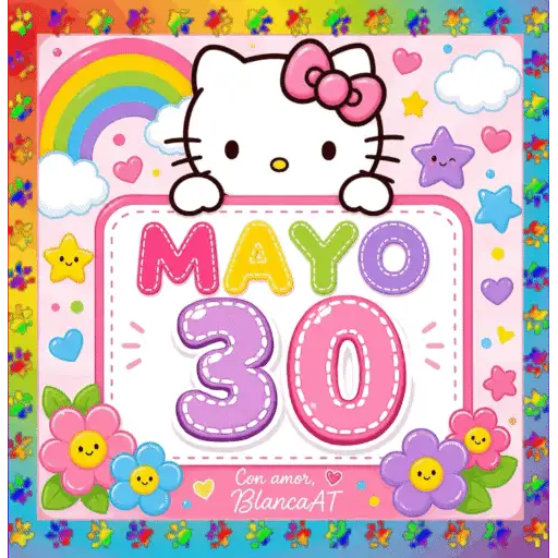 CALENDARIO MAYO 16-31 HELLO KITTY 1