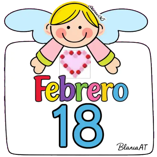 CALENDARIO ANGELITO DE FEBRERO 8