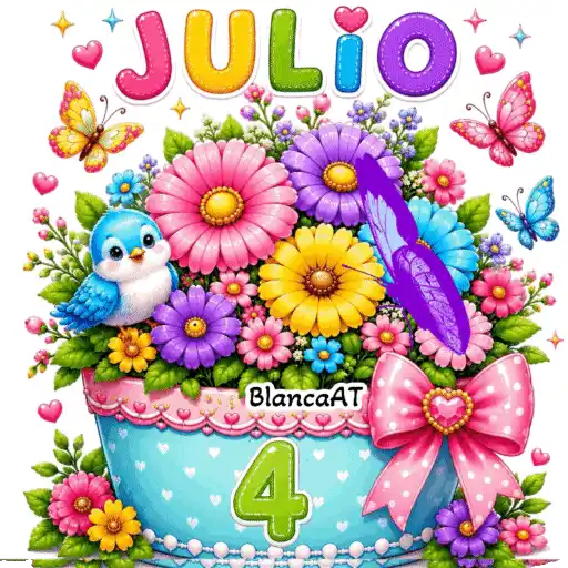 CALENDARIO MES JULIO -26 💐 5