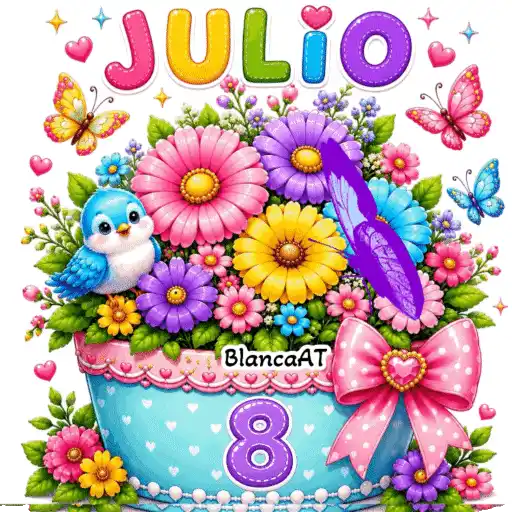 CALENDARIO MES JULIO -26 💐 4