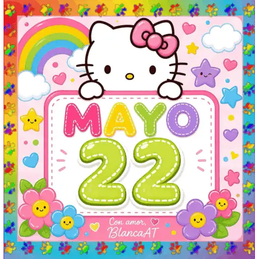 CALENDARIO MAYO 16-31 HELLO KITTY 25