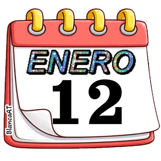 CALENDARIO DEL MES ENERO 26 10