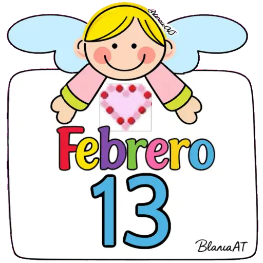 CALENDARIO ANGELITO DE FEBRERO 12