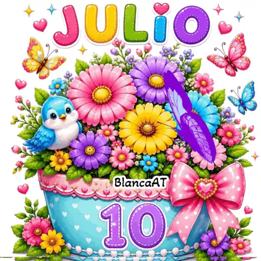 CALENDARIO MES JULIO -26 💐 13