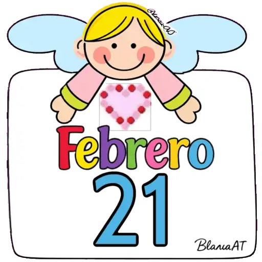CALENDARIO ANGELITO DE FEBRERO 25