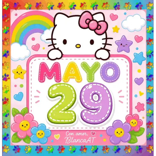 CALENDARIO MAYO 16-31 HELLO KITTY 10
