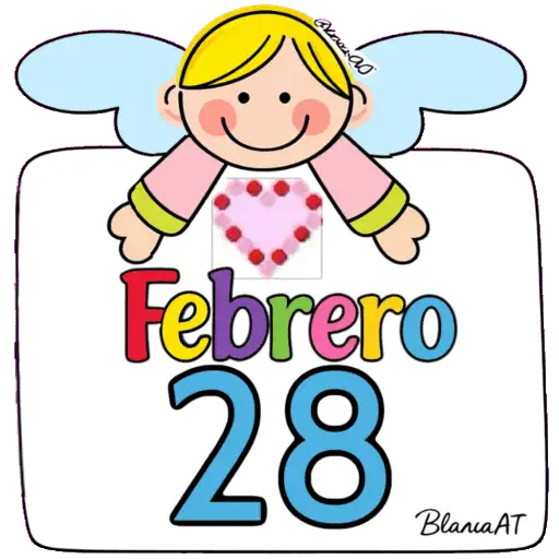 CALENDARIO ANGELITO DE FEBRERO 14