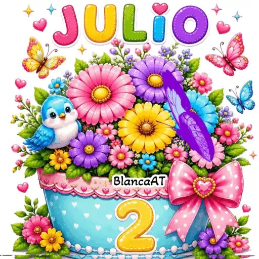 CALENDARIO MES JULIO -26 💐 9