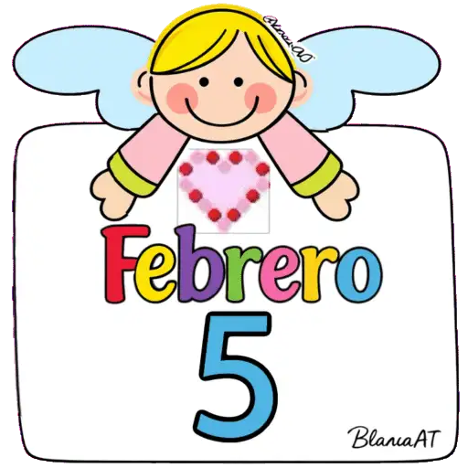 CALENDARIO ANGELITO DE FEBRERO 2