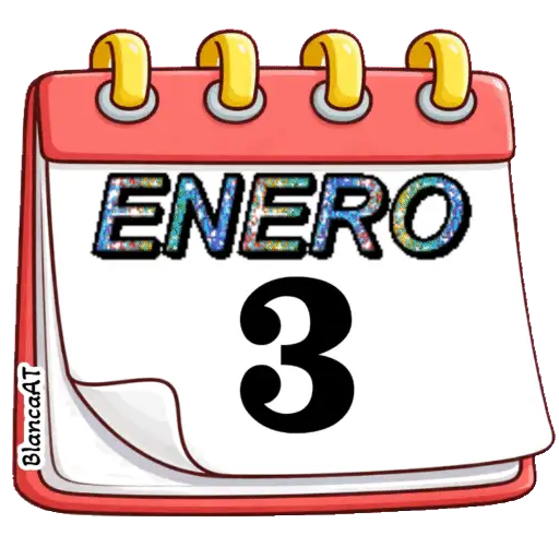 CALENDARIO DEL MES ENERO 26 8