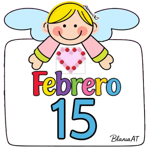 CALENDARIO ANGELITO DE FEBRERO 1
