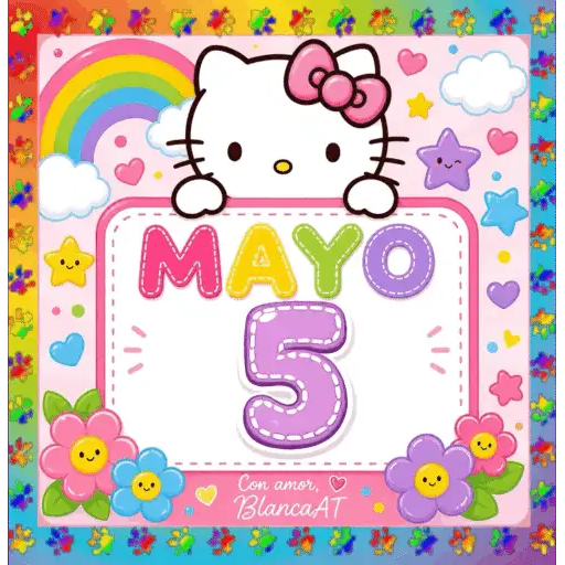 CALENDARIO MAYO 1-15 HELLO KITTY 2