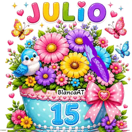 CALENDARIO MES JULIO -26 💐 1