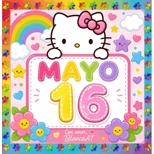 CALENDARIO MAYO 16-31 HELLO KITTY 20