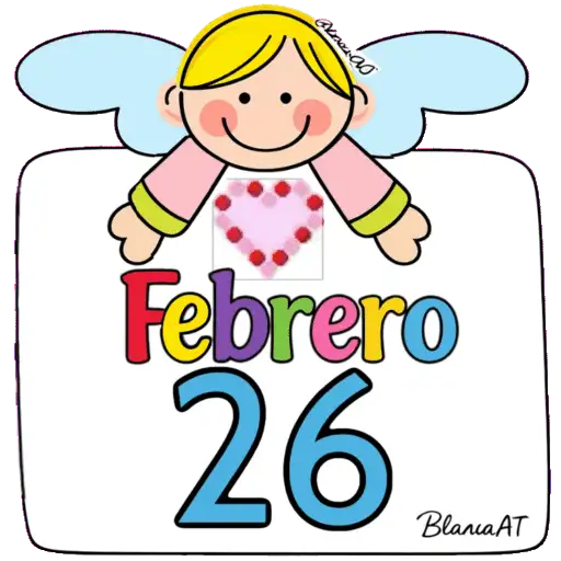 CALENDARIO ANGELITO DE FEBRERO 22