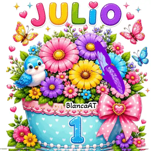 CALENDARIO MES JULIO -26 💐 11