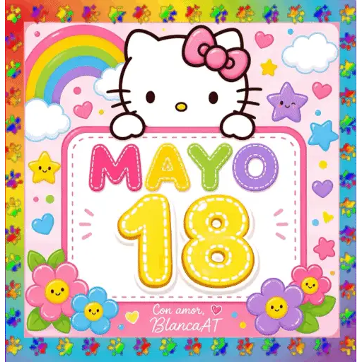 CALENDARIO MAYO 16-31 HELLO KITTY 13
