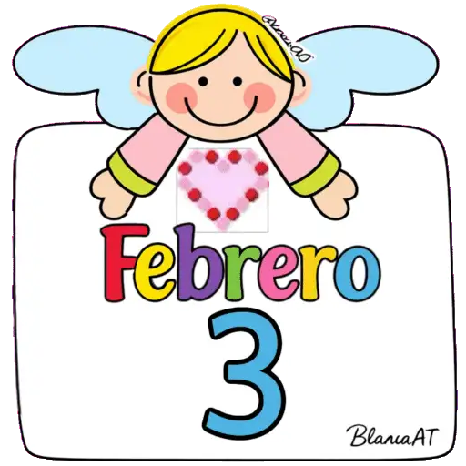 CALENDARIO ANGELITO DE FEBRERO 13