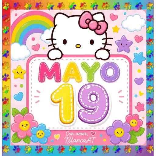 CALENDARIO MAYO 16-31 HELLO KITTY 9
