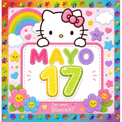CALENDARIO MAYO 16-31 HELLO KITTY 16