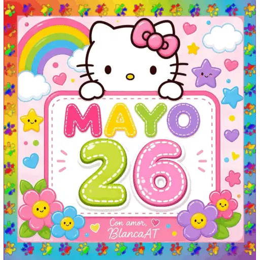 CALENDARIO MAYO 16-31 HELLO KITTY 21
