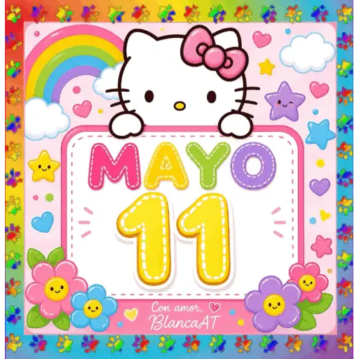 CALENDARIO MAYO 1-15 HELLO KITTY 21